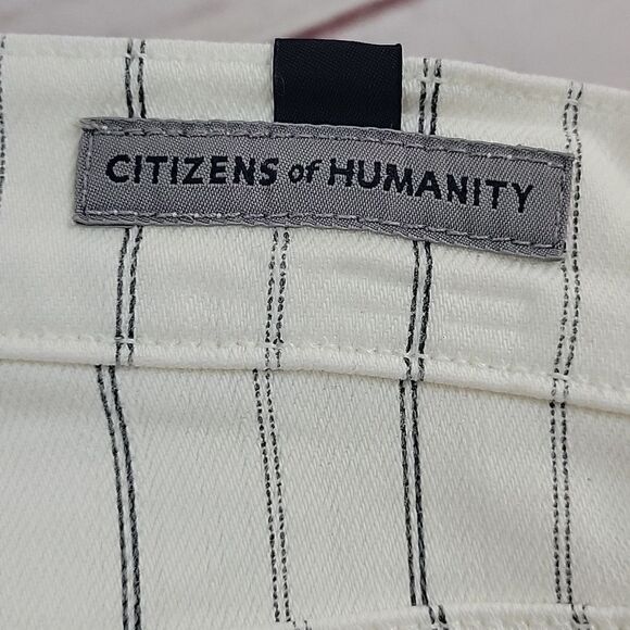 Citizens of Humanity | Striped Rocket Crop High Rise- Size 27 - Picture 8 of 11